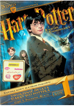 Harry Potter i kamięń filozoficzny Tom 1 Początek magii 3 DVD NOWA