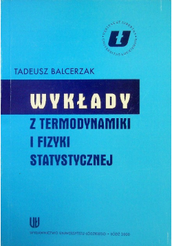 Wykłady z termodynamiki i fizyki statycznej