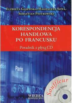 Korespondencja handlowa po francusku z płytą CD