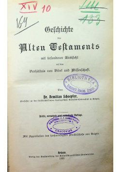 Geschichte des Alten Testamentes 1902r.