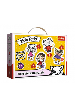 Puzzle Baby Classic - Wesoła Kicia Kocia TREFL