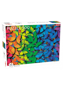 Puzzle 500 Rainbow Butterflies