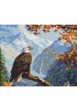 Diamentowa mozaika - Strażnik szczytu 40x50cm
