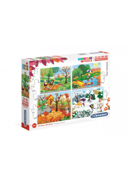 Puzzle 20+60+100+180 Super kolor 4 seasons