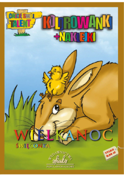 Kolorowanki wielkanocne z naklejkami