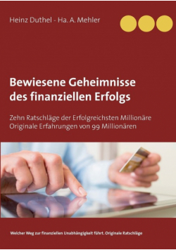 Bewiesene Geheimnisse des finanziellen Erfolgs