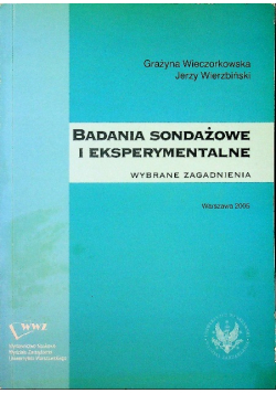 Badania sondażowe i eksperymentalne