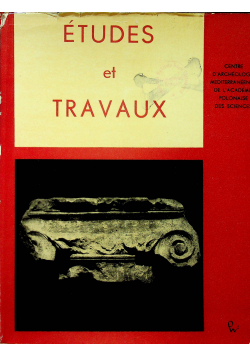 Etudes et Travaux  Tom 20 Studia i Prace X