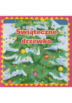 Świąteczne drzewko Złote naklejki