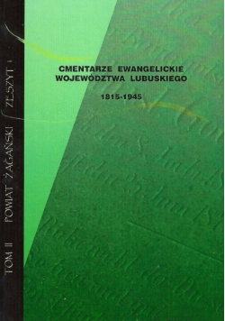 Cmentarze ewangelickie województwa lubuskiego