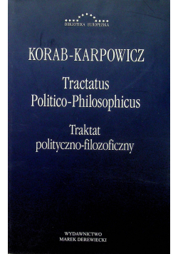Tractatus Politico Philosophicus Traktat polityczno filozoficzny