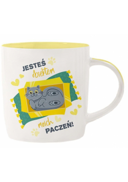 Kubek dla kociarza - Jesteś obiektem moich PACZEŃ!