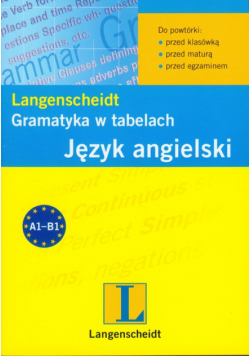 Gramatyka w tabelach Język angielski
