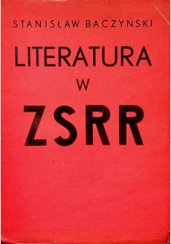 Literatura w ZSRR 1932 r.
