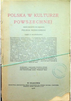 Polska w kulturze powszechnej Część II 1918 r.