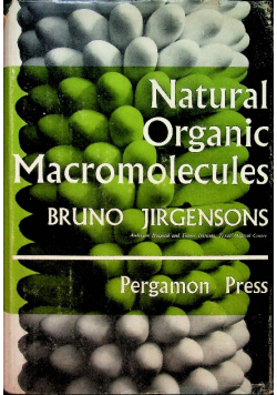 Natural organic macromolecules
