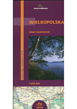 Wielkopolska Mapa turystyczna 1:250 000