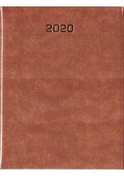 Kalendarz 2020 Tygodniowy A4 Baladek brąz ANIEW