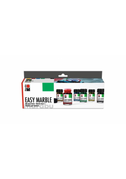 Farby do marmurkowania Easy Marble 15ml 6 kolorów