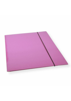 Teczka A4 z gumką lakier fioletowa 300gsm (10szt)