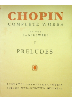 Complete Works I Preludes