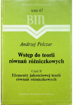 Wstęp do teorii równań różniczkowych tom 67