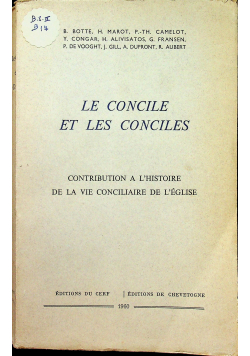 Le concile et les conciles