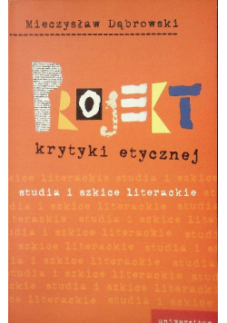 Projekt krytyki etycznej