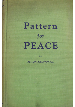 Pattern for peace + autograf Gronowicza