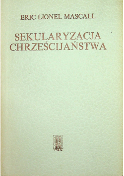 Sekularyzacja chrzescijanstwa