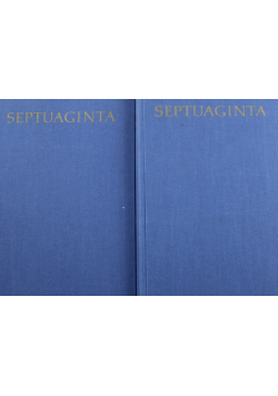 Septuaginta Tom 1 i 2