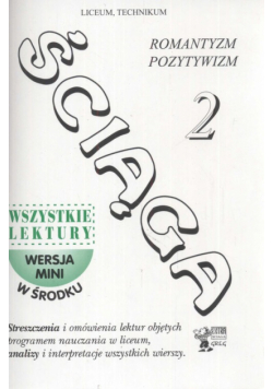 Ściąga 2 Romantyzm Pozytywizm