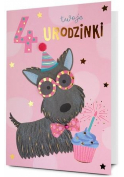 Karnet B6 Urodziny 4