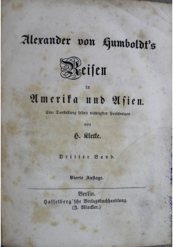 Reifen in Umerita und Ufien 1854 r