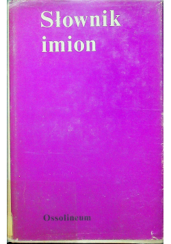 Słownik imion