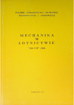 Mechanika w lotnictwie Maryniak ML do VII 1996