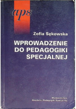 Wprowadzenie do pedagogiki specjalnej