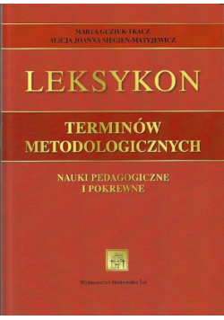 Leksykon terminów metodologicznych.
