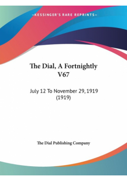 The Dial, A Fortnightly V67