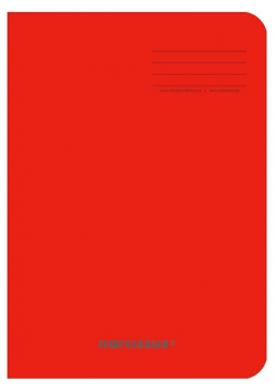 Zeszyt A4/60K kratka PP Red (4szt) NARCISSUS