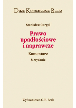 Prawo upadłościowe i naprawcze