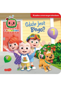Cocomelon Gdzie jest Bingo? Książka z otwieranymi okienkami