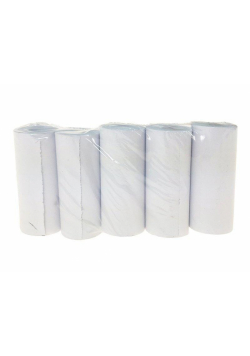 Papier termiczny biały 5,5x2,5cm 5 rolek