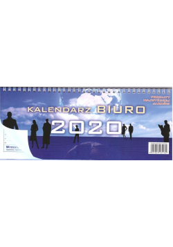 Kalendarz 2020 Biurkowy poziomy dwustronny