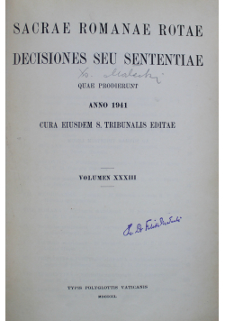 Sacrae Romanae Rotae Decisiones Seu Sententiae 1950 R