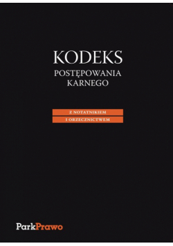 Kodeks postępowania karnego z notatnikiem i orzecznictwem