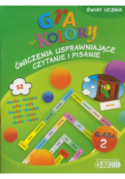 Gra w kolory 2. Ćwiczenia usprawniające czytanie i pisanie