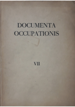 Documenta Occupationis VII
