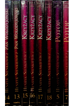 Sienkiewicz Dzieła 8 tomów