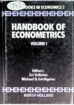 Handbook of Econometrics Volume 1